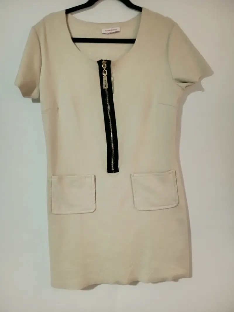 Vestido beige Nana Baila elegante - 6