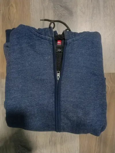 Polerón azul sherpa Quiksilver - miniatura 1
