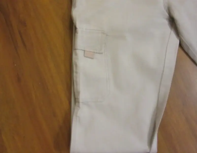 Pantalones cargo beige mujer - 3