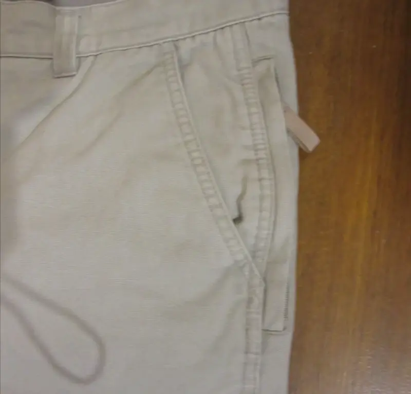 Pantalones cargo beige mujer - 5