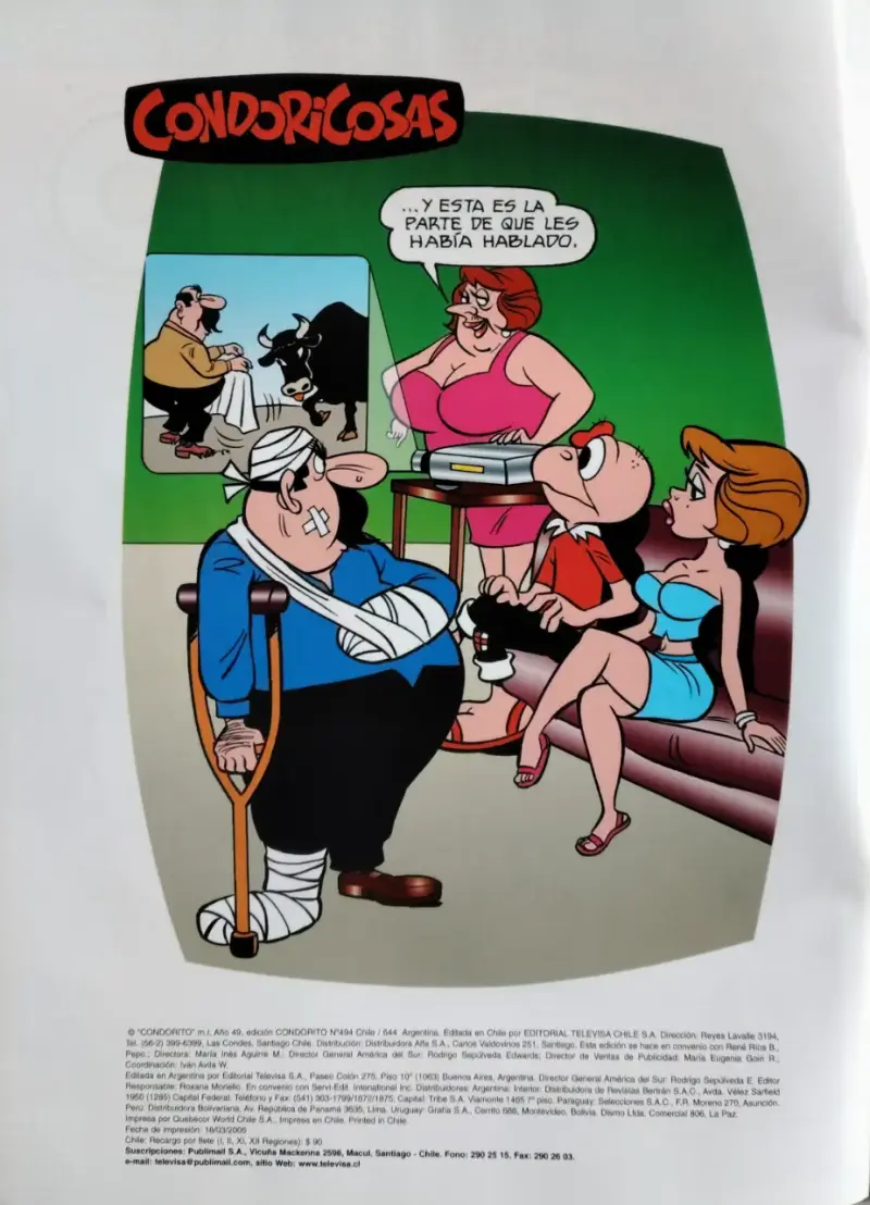Revista Condorito número 494 Marzo 2005 - 2