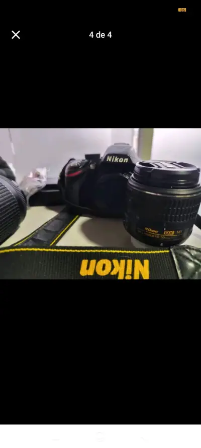 Camara Nikon D3200 + Lente Nikon 55-200 - miniatura 1