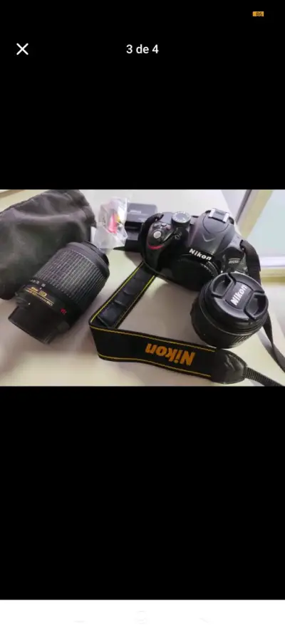 Camara Nikon D3200 + Lente Nikon 55-200 - miniatura 2