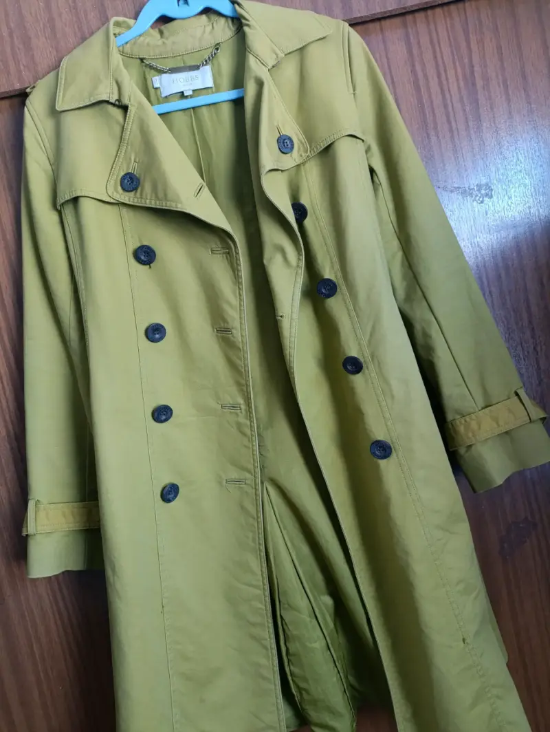 Abrigo trench verde oliva Hobbs - 3