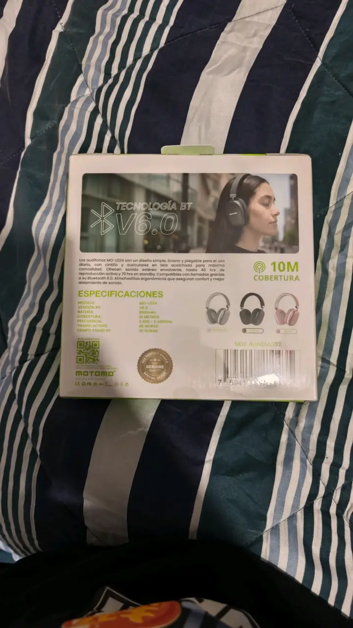 Audífonos inalámbricos Motomo MO-L024 Bluetooth - 2