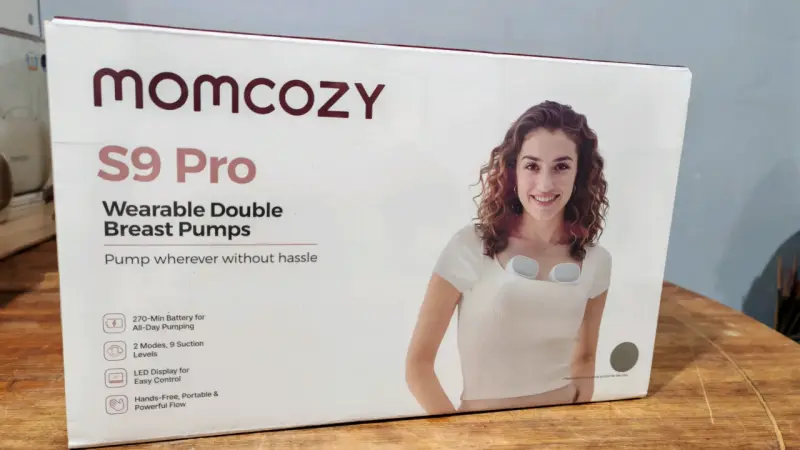 Extractor de leche doble portátil Momcozy S9 Pro