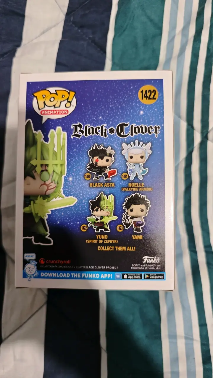 Funko Pop Yuno Spirit of Zephyr Black Clover - 2