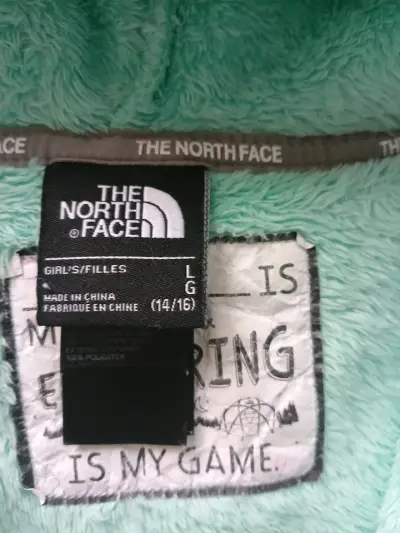 Chaqueta polar The North Face verde menta - miniatura 3