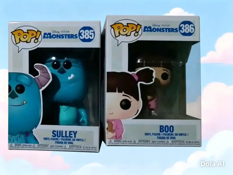 Figuras Funko Pop Sulley y Boo de Monsters Inc