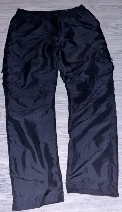 Pantalones cargo negros trabajo para hombre - miniatura 1