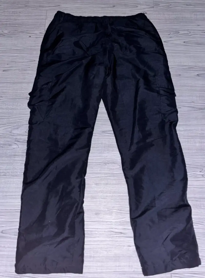 Pantalones cargo negros trabajo para hombre - 2