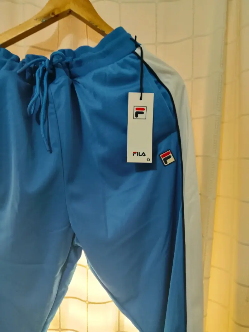 Pantalones deportivos Fila azul con franjas - 2