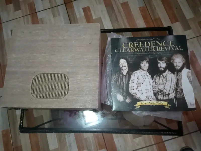 Tocadiscos años 60' , funcionando 100% - 6