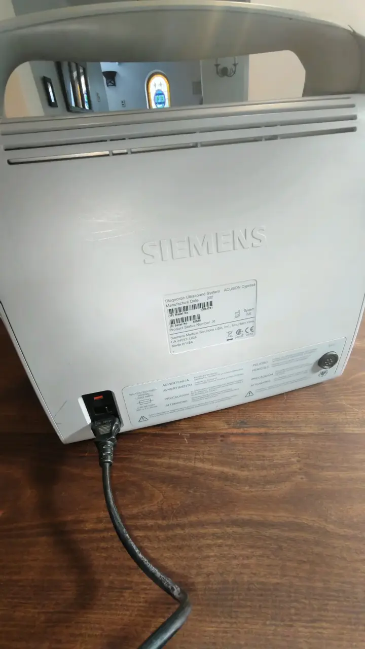 Ecógrafo Siemens Acuson Cypress en buen estado - 3