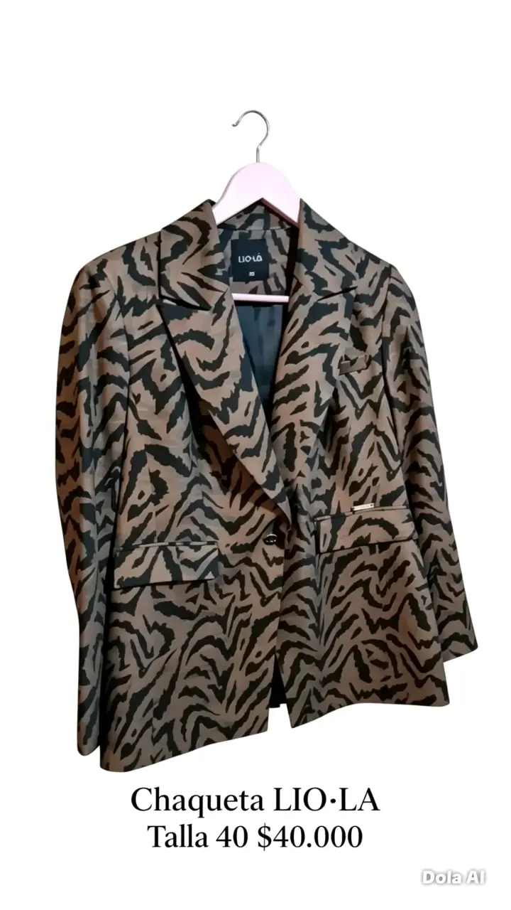Chaqueta estampada LIO·LA talla 40 - 1