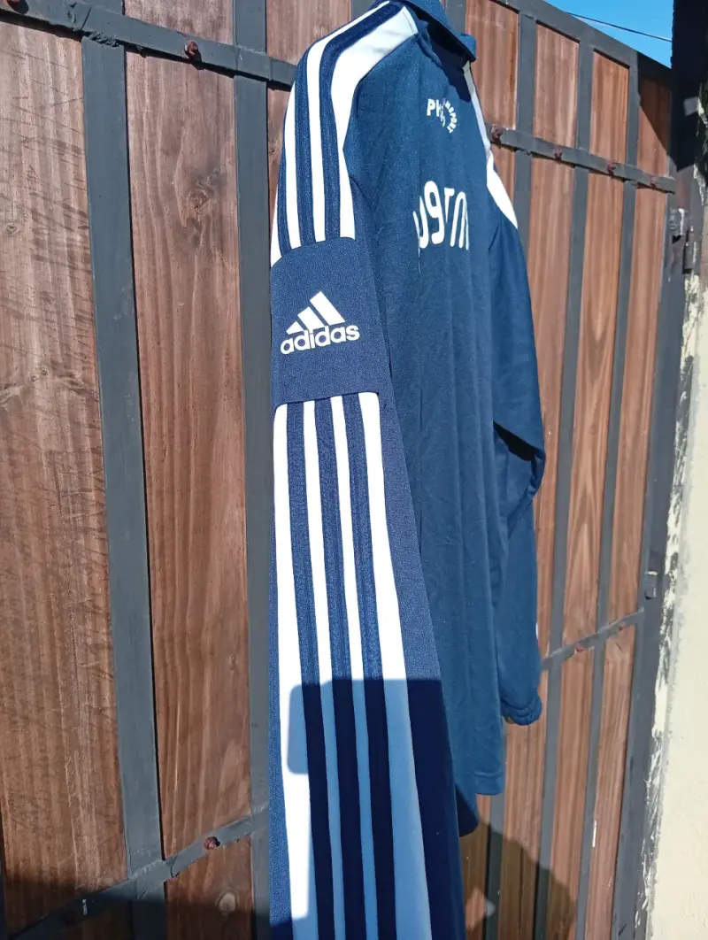 Chaqueta deportiva Adidas azul con logo ASC - 3