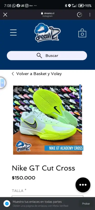 Zapatillas basketball Nike GT CUT Cross - miniatura 3