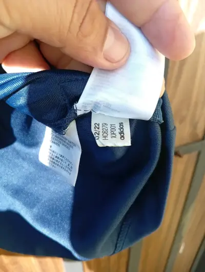 Chaqueta deportiva Adidas azul con logo ASC - miniatura 6