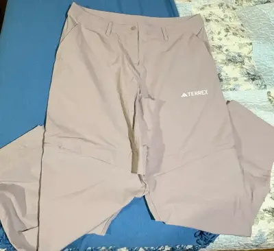 Pantalones desmontables Terrex lila para oudor - miniatura 1