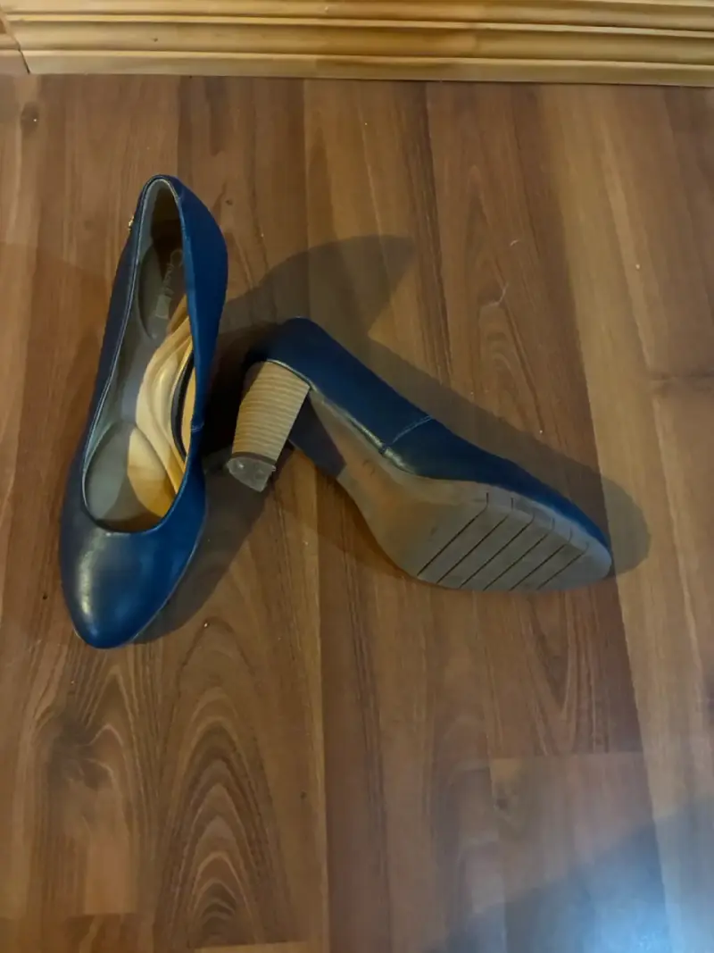 Zapatos de tacón azul marino Gacel número 38 - 3