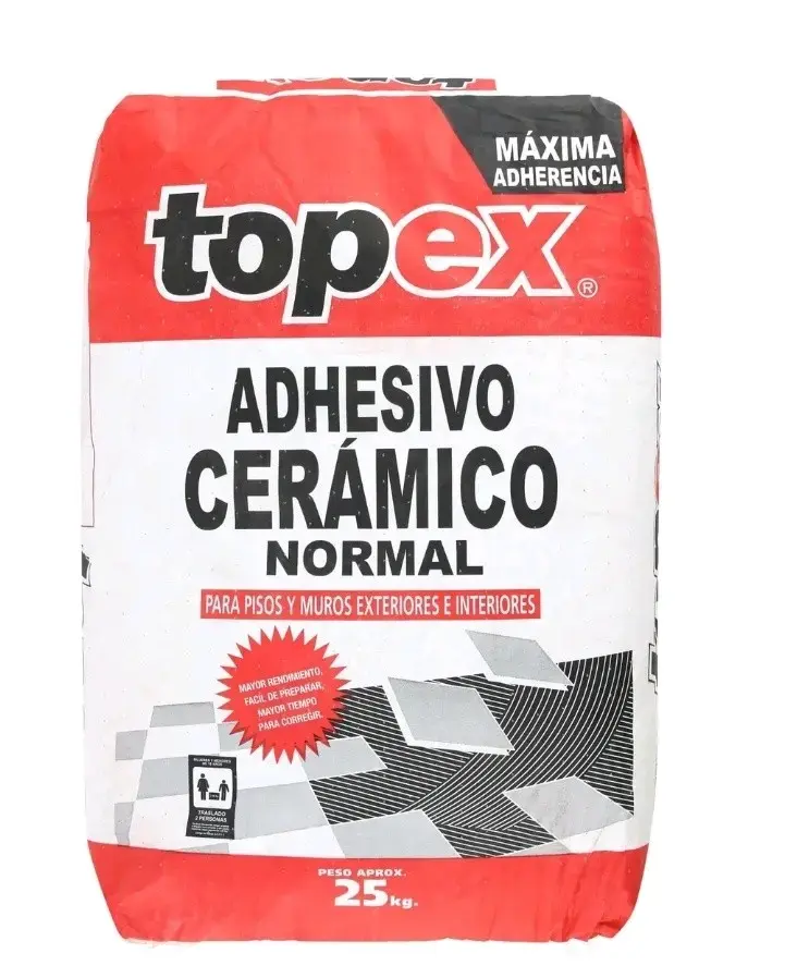 Adhesivo cerámico Topex 25 kg máxima adherencia - 1