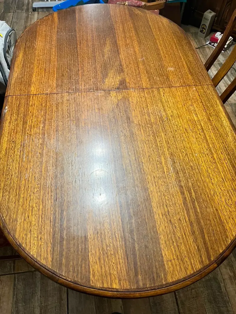 Juego de comedor de madera con 8 sillas - 6