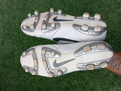 Zapatillas de fútbol Nike  tiempo blancas - miniatura 6