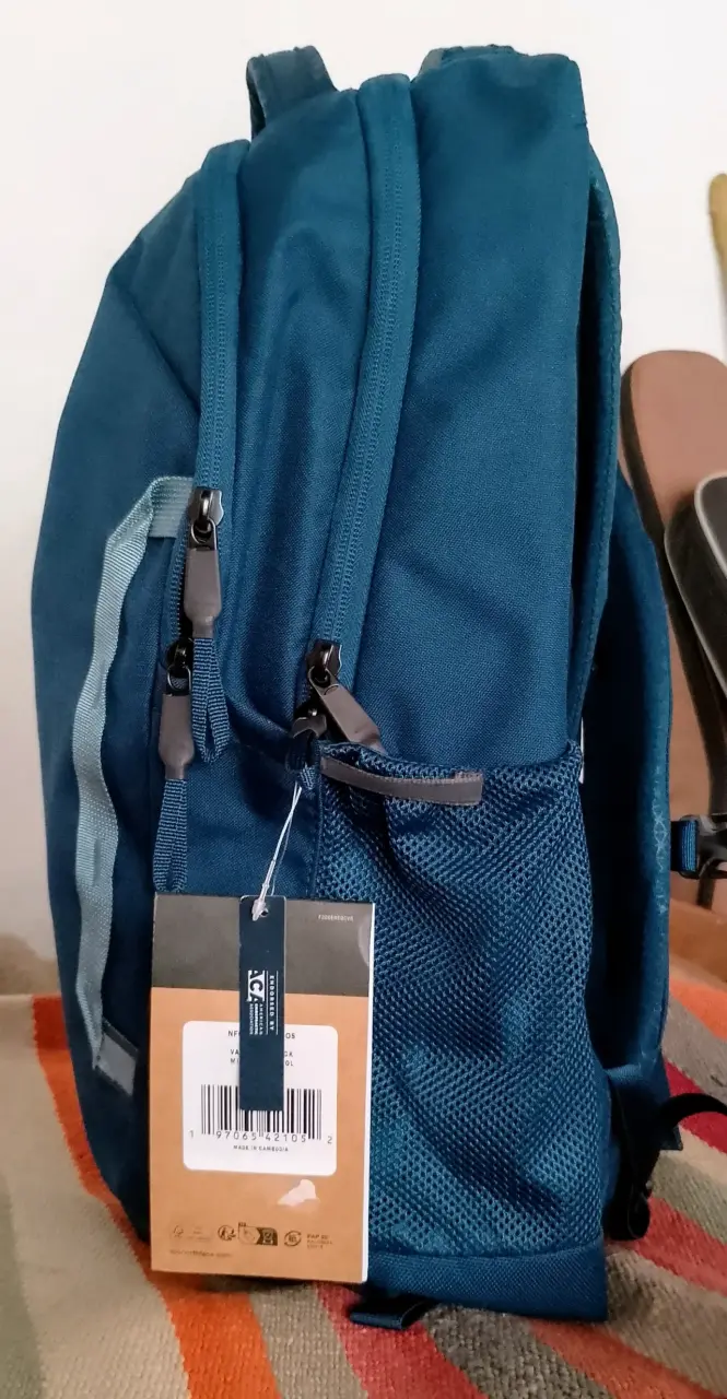 Mochila The North Face azul resistente - 2