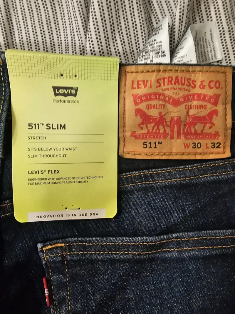 Jeans Levi's 511 Slim Fit Azul - 2