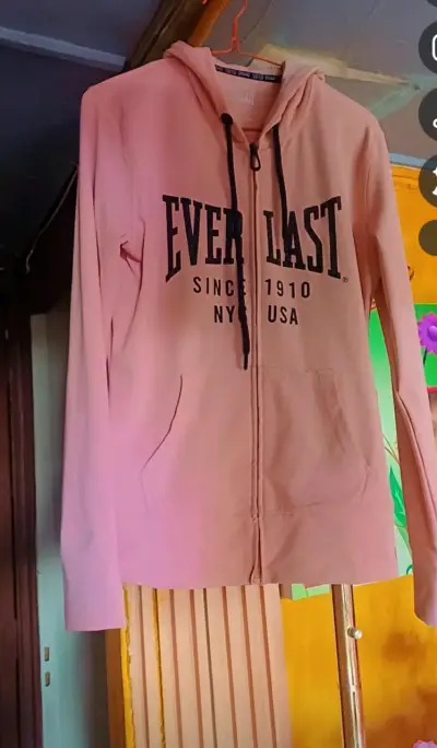Polerón Everlast rosado con capucha - miniatura 1
