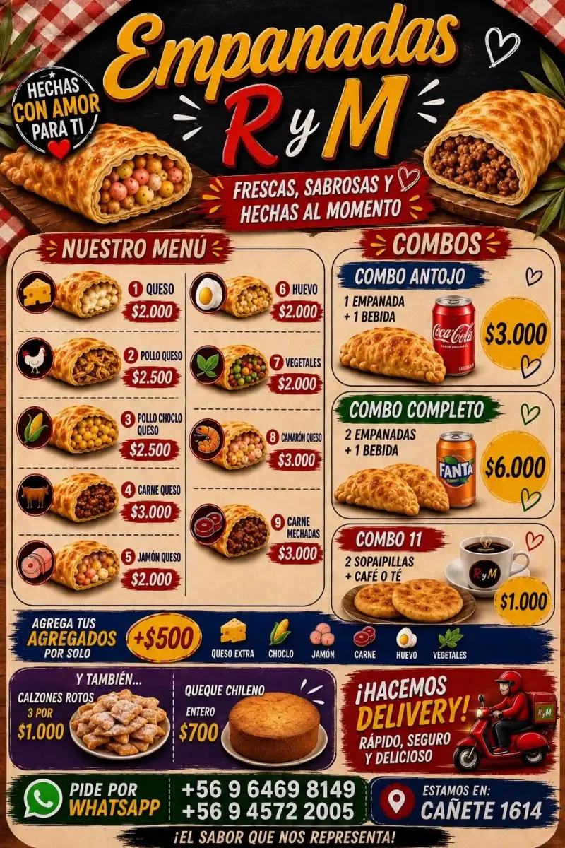 Empanadas R y M frescas y sabrosas - 1
