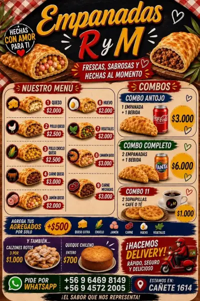 Empanadas R y M frescas y sabrosas - miniatura 1
