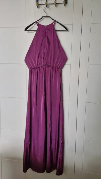 Vestido largo fucsia - miniatura 1