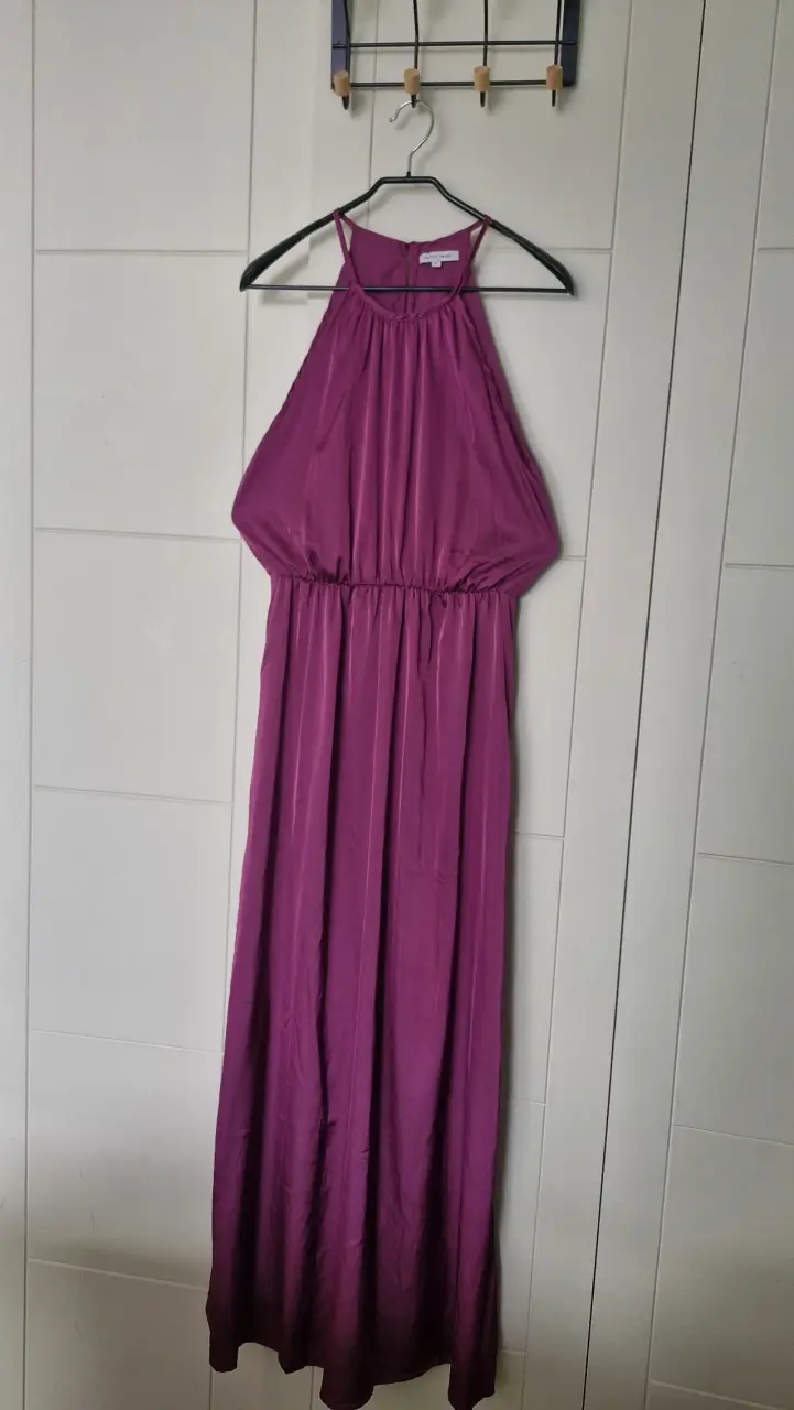 Vestido largo fucsia - 2