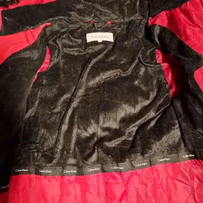 Parka Calvin Klein Roja con capucha - miniatura 2