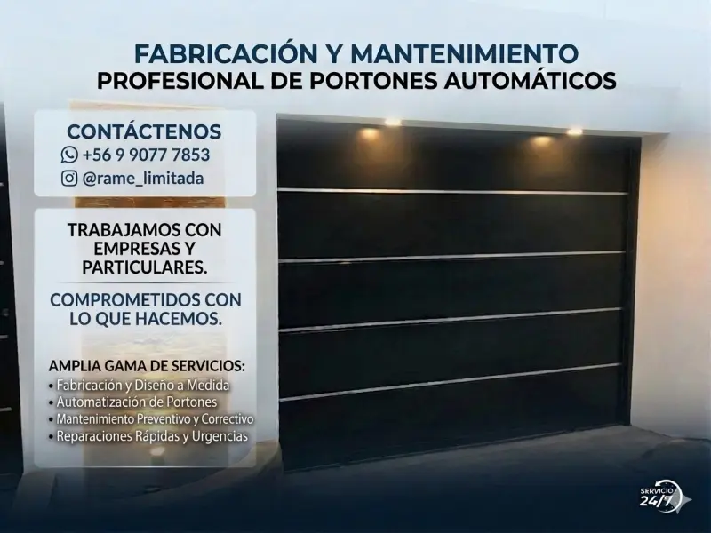 Fabricación y mantenimiento de portones automáticos - 1