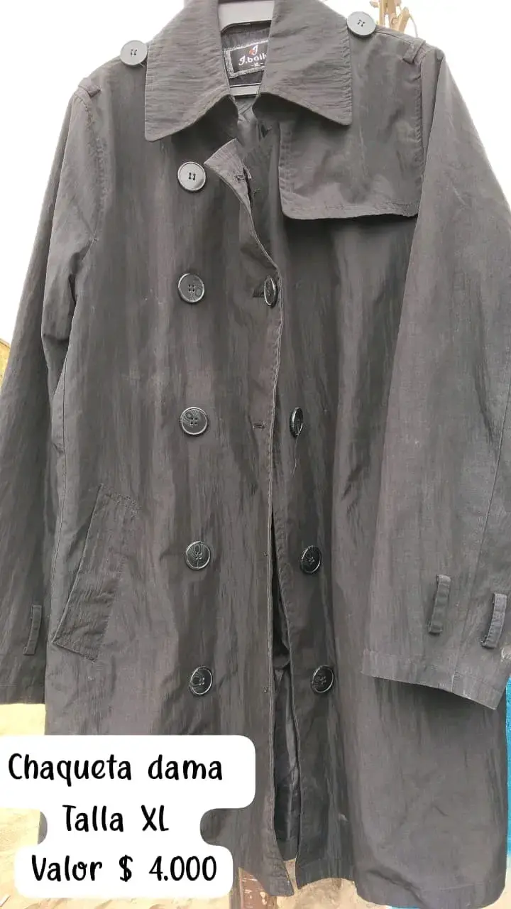 Chaqueta negra de mujer talla XL - 1