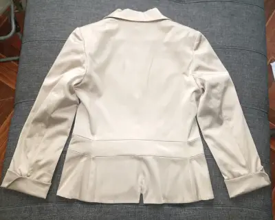 Traje Blazery pantaloón beige DNR para mujer - miniatura 2