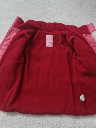 Chaqueta infantil acolchada rosada - miniatura 2