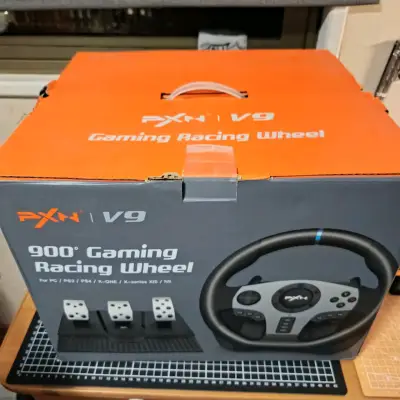Volante de carreras PXN V9 para gaming - miniatura 1