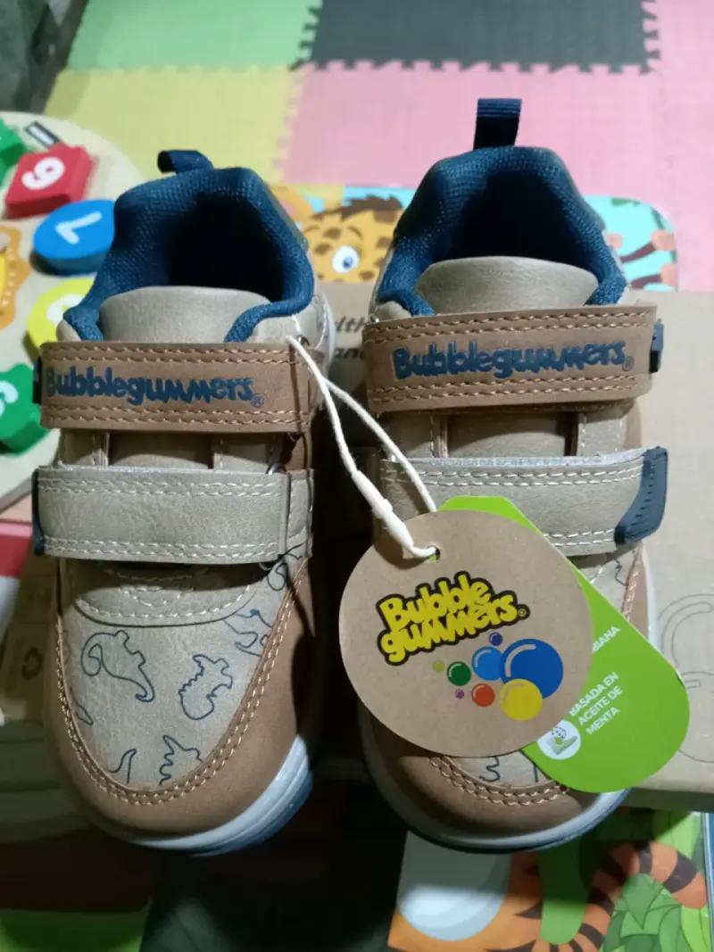 Zapatillas Bubblegummers niño color marrón talla23 - 2
