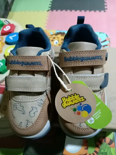 Zapatillas Bubblegummers niño color marrón talla23 - miniatura 2