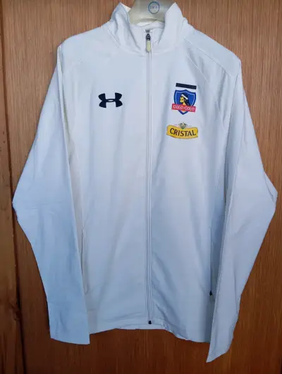 Chaqueta deportiva Colo-Colo Under Armour blanca - miniatura 1