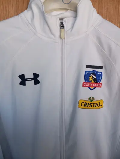 Chaqueta deportiva Colo-Colo Under Armour blanca - miniatura 4