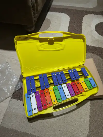 Xilófono infantil de colores con estuche - miniatura 1