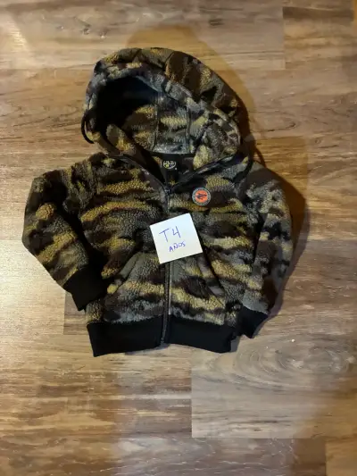 Chaqueta polar camuflada para niño talla 4 - miniatura 1