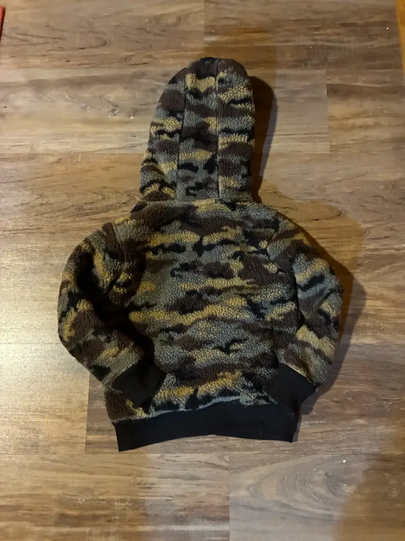 Chaqueta polar camuflada para niño talla 4 - 3