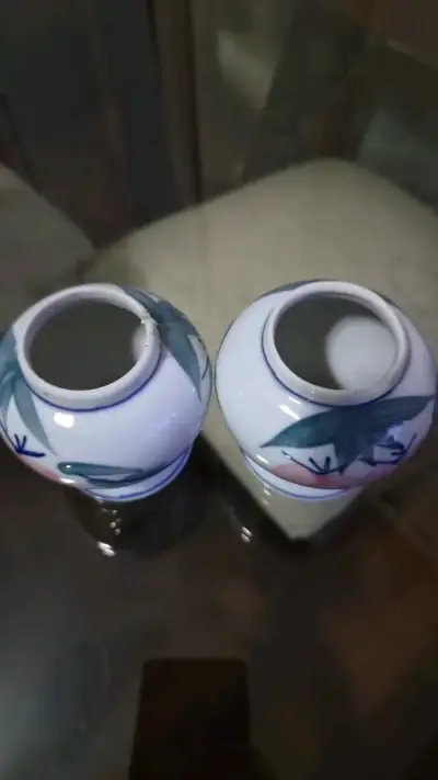 Juego de frascos de porcelana decorativa - miniatura 2