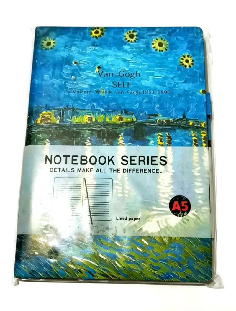 Cuaderno A5 Van Gogh con diseño artístico