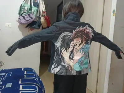 Chaqueta de mezclilla Sailor Moon personalizada - miniatura 3